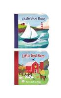 Little Red Barn and Little Blue Boat 2 Pack