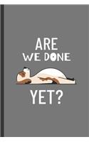 Are We Done Yet?