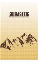 Jurasteig: Wandertagebuch: Jurasteig. Ein Logbuch zum Pilgern und Wandern mit vorgefertigten Seiten und viel Platz für deine Reiseerinnerungen. Eignet sich als