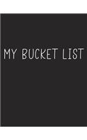 My Bucket List