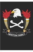 Newton: Newton Coat of Arms and Family Crest Notebook Journal (6 x 9 - 100 pages)