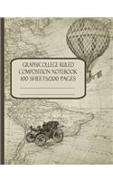 Graph/College Ruled Composition Notebook