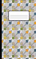 Geometric Pattern Blank Lined Journal