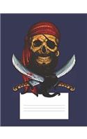 Bearded Pirate Skull