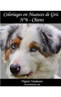 Coloriages en Nuances de Gris - N° 6 - Chiens