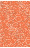 Bullet Journal Abstract Scribbles in Orange: 162 Numbered Pages with 150 Dot Grid Pages, 6 Index Pages and 2 Key Pages in Easy to Carry 5.5 X 8.5 Size.