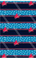 Bullet Journal Abstract Pattern Red Triangles