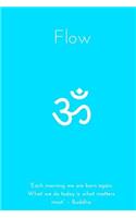 Flow: 6x9 Gratitude Book Journal, Reflect on Personal Gratitude, Tiffany Blue Cover, Mindfulness, Daily Grateful Diary, 110 Blank Ruled Pages with Inspira