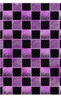 Journal Notebook Squares and Dots Pattern 8