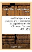 Société d'Agriculture, Sciences, Arts Et Commerce Du Département de la Charente
