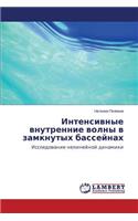 Intensivnye vnutrennie volny v zamknutykh basseynakh