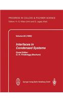Interfaces in Condensed Systems: (83 Progress in Colloid and Polymer Science)