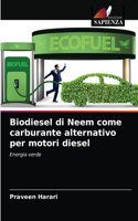 Biodiesel di Neem come carburante alternativo per motori diesel