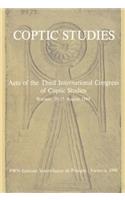 Coptic Studies, Acts of the Third International Congress of Coptic Studies