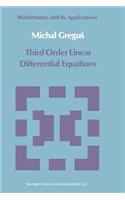 Third Order Linear Differential Equations