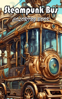 Steampunk Bus Coloring Book