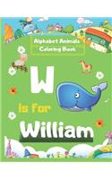 Alphabet Animals Coloring Book