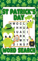 St Patrick's Day Word Search: Learn Vocabulary and Practice Spelling, Saint Patricks Day Puzzle Book For Kids, St Paddy's Day Word Search for Kids 4-7 Years Old