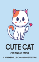 Cute Cat Coloring Book