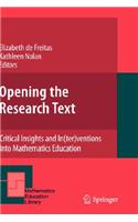 Opening the Research Text