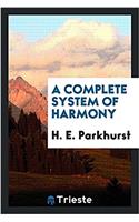 Complete System of Harmony