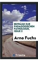 Beiträge Zur Pädagogischen Pathologie, Issue 2
