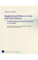 Neigborhood Effects on Crime and Youth Violence