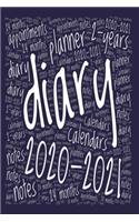 2020-2021 Diary Planner