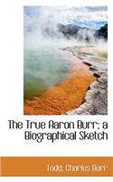 The True Aaron Burr; A Biographical Sketch