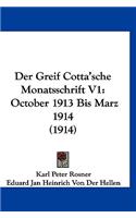 Der Greif Cotta'sche Monatsschrift V1