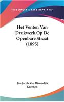Het Venten Van Drukwerk Op De Openbare Straat (1895)