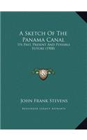 Sketch Of The Panama Canal