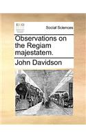 Observations on the Regiam Majestatem.