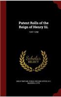 Patent Rolls of the Reign of Henry III.