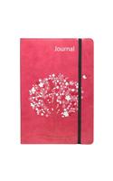 Journal - Lux-Leather - Pink Tree