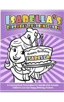 Isabella's Birthday Coloring Book Kids Personalized Books