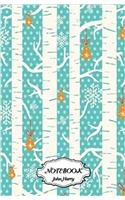 Notebook Journal Dot-grid,graph,lined,blank No Lined - Ice Crystals Design: Small Pocket Notebook / Journal / Diary: 6
