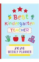 Best Kindergarten Teacher 2020 Weekly Planner
