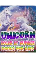 Unicorn Color By Number Books For Kids