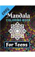 Easy Mandala Coloring Books for Teens