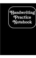 Handwritting Practise Notebook