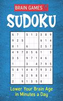 BRAIN GAMES SUDOKU, Lower Your Brain Age in Minutes a Day: 250 Sudoku Puzzles Easy - Hard With Solution large print sudoku puzzle books Challenging and Fun Sudoku Puzzles for Clever Kids Cool gifts