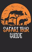 Notebook: Vintage Safari Tour Guide Dot Grid 6x9 120 Pages