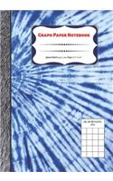 Graph Paper Notebook: Quad Ruled 4x4 - 110 Pages - 7" x 10" Squared Graphing Paper * Blank Notebook * Grid Paper * Softback ...(Composition Books)