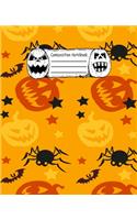 Halloween Abstract Pattern Volume 6 Wide Ruled Journal: 110 Blank Lined Wide Ruled (7.5 x 9.25) Pages to Jot Down Your Thoughts