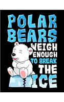 Polar Bears Weigh Enough To Break The Ice