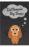 Cocker Spaniel Lined Notebook: A Halloween Themed Notebook for English Cocker Spaniel Lovers(17 Dog Halloween Notebooks and Journals)