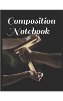 Composition Notebook: Karate Themed Composition Notebook 100 Pages Measures 8.5 X 11