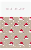 Christmas Shopping List + Card Log: Red Santa Claus Hat