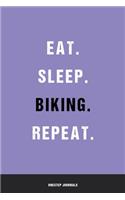 Eat Sleep Boxing Repeat: Blank Ruled Lined Notebook 6 x 9 Inches Journal Composition Diary With 110 Pages To Write In: Great Gift Idea For Kids Girls Boys Moms Dads Students